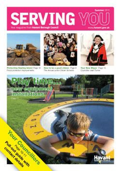 Play time... - Havant Borough Council