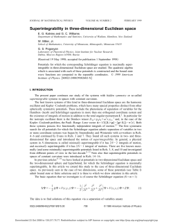 Superintegrability in three-dimensional Euclidean space