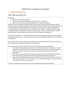COMM Talk Script: Using SBCC to go the Final Meter