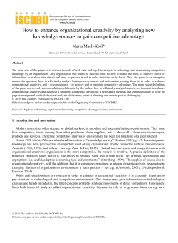 How to enhance organizational creativity by analyzing new