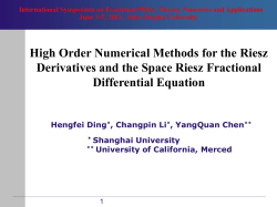 PowerPoint Template - Division of Applied Mathematics
