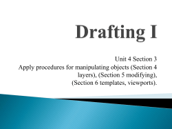 Drafting I Unit 4-6