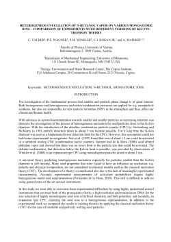 THEORY AND PRACTICE OF AEROSOL SCIENCE