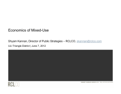 Economics of Mixed-Use