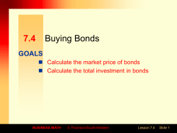 Bonds