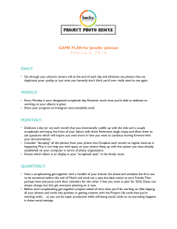 PPR - Jennifer`s Game Plan FINAL