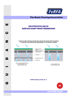 The Effective Use of Surface Damp Proof