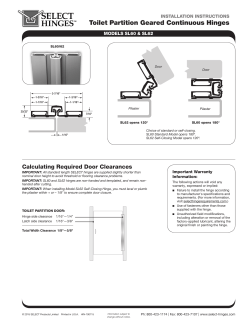 Toilet Partition Geared Continuous Hinges