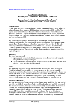 Tax Agents Profiling by their Clients Tax Return