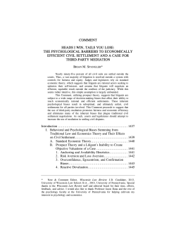 Heads I Win, Tails You Lose