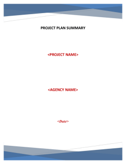6.2 Project Spending Plan