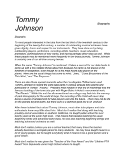 Tommy Johnson - Windsong Press