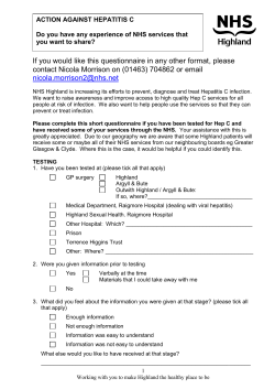 action against hepatitis c