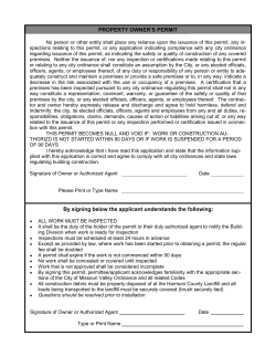 By signing below the applicant understands the following