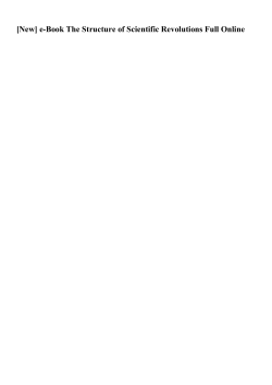 e-Book The Structure of Scientific Revolutions Full