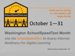 Test a School - Office of Superintendent of Public Instruction