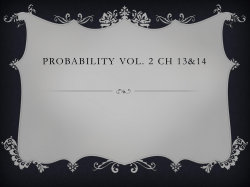 Probability Vocabulary Slides
