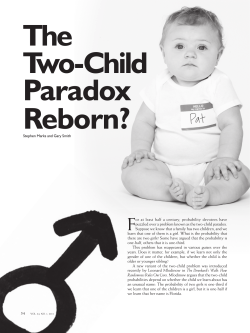 The Two-Child Paradox Reborn?