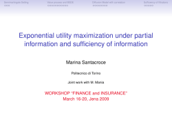 Exponential utility maximization under partial information and