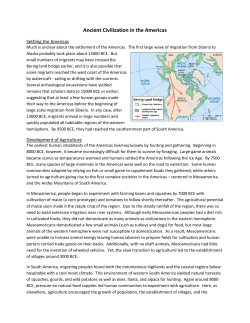 Ancient Civilization in the Americas