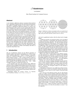 3-Subdivision - Computer Graphics and Multimedia