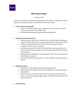 New Atlanta Stadium Project status report