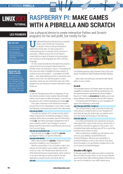 raspberry pi: make games with a pibrella and scratch