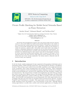 Private Profile Matching for Mobile Social Networks