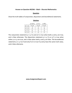Answer on Question #62566 &ndash; Math &ndash; Discrete Mathematics