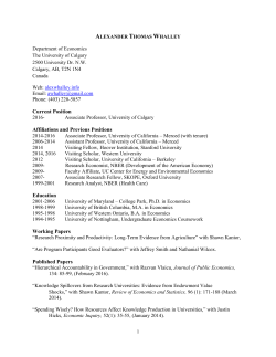 Current Position Affiliations and Previous Positions Education