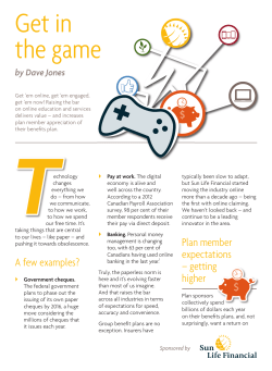 Get in the game - Sun Life Financial