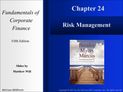 The Firm and The Financial Manager