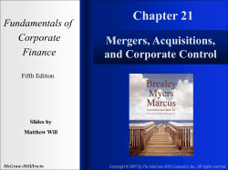 Dubious Reasons for Mergers
