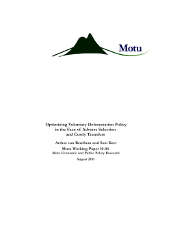 Optimizing Voluntary Deforestation Policy in the Face of Adverse