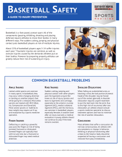 BasketBall safety - Texas Scottish Rite Hospital for Children