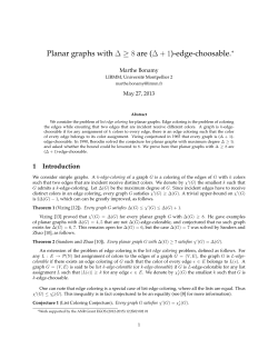Planar graphs with ∆ &ge; 8 are (∆+1)-edge-choosable.