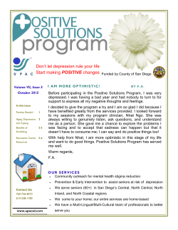 Don`t let depression rule your life Start making POSITIVE changes