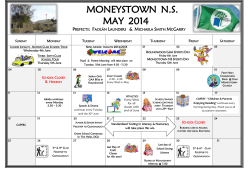 May 2014 - Moneystown NS