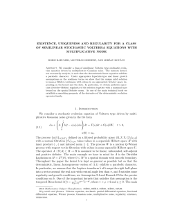 Existence, uniqueness and regularity for a class of semilinear