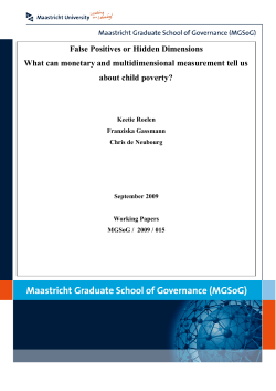 Different Measures, Different Outcomes &ndash; child poverty - unu