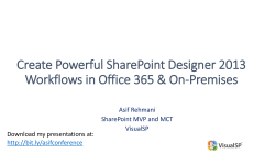 Create Powerful SharePoint Designer 2013 Workflows in Office 365