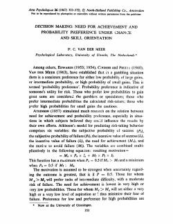 have established that i.3 a ga er low probability of large gains, ability