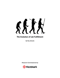 The Evolution of List Fulfillment