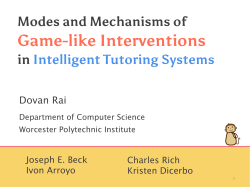 Game-like Interventions