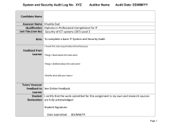 ict system audit log (hardware)