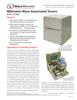 Millimeter-Wave Automated Tuners