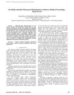 On Multi-controller Placement Optimization in Software