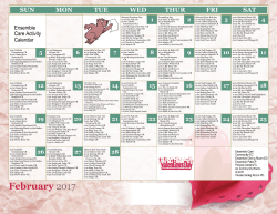 February 2017 - Allegro Senior Living