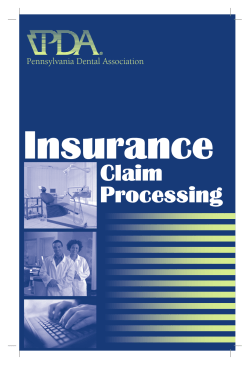Insurance Claim Processing Manual