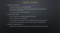 Target Market